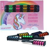 Lucky Horse Unicorn Regenboog Kleurkrijt – Paardenkrijt – Haarkrijt – Regenboog Haarverf – Haarkrijt voor Paarden – Diverse kleuren - 6 stuks