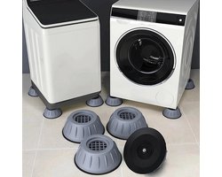 Wasmachine trillingsdemper - Wasmachine Demper - Trillingsdemper - Anti Slip Trilmats - Schokdemper - 4 Stuks Anti Tril Poten