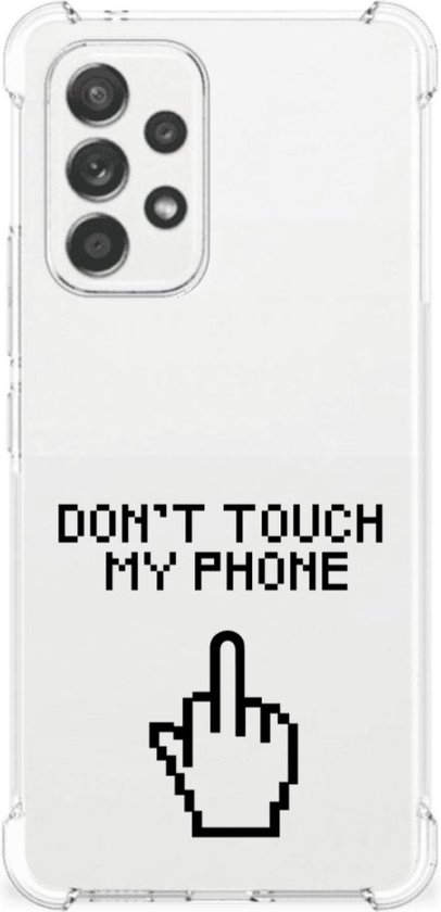 Samsung Galaxy A53 5G Anti Shock Case Finger Don't Touch My Phone