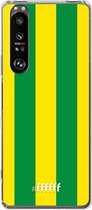 6F hoesje - geschikt voor Sony Xperia 1 III -  Transparant TPU Case - ADO Den Haag #ffffff