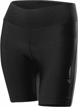 fietsshort dames extra kort polyamide zwart maat 38