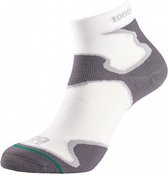 sportsokken Fusion Anklet heren katoen wit/grijs mt 39-42