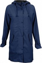 regenjas Mizzle dames PU donkerblauw maat 36