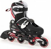 Inline Skates Jongens Verstelbaar Zwart Maat 33-37