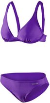 bikini B-cup wire-bra dames polyamide paars maat 42