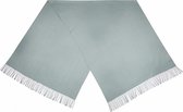 sjaal dames 180 x 70 cm viscose/polyester grijs