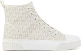 Michael Kors Sneakers Dames - Hoge sneakers / Damesschoenen - Leer - Gertie High Top     -  Gebroken wit - Maat 38