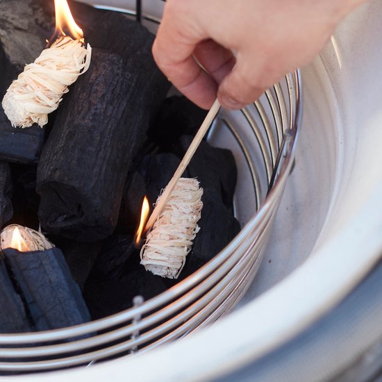 Barbecook - Aanmaakkrullen houtwol - Voor BBQ, rookoven of vuurkorf - 32 stuks - Barbecook