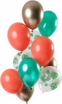 ballonnen Tropical 30 cm latex 12 stuks