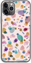 Case Company® - iPhone 11 Pro hoesje - Terrazzo Memphis - Soft Cover Telefoonhoesje - Bescherming aan alle Kanten en Schermrand