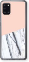 Case Company® - Samsung Galaxy A31 hoesje - A touch of peach - Soft Cover Telefoonhoesje - Bescherming aan alle Kanten en Schermrand