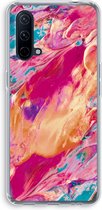 Case Company® - OnePlus Nord CE 5G hoesje - Pastel Echoes - Soft Cover Telefoonhoesje - Bescherming aan alle Kanten en Schermrand