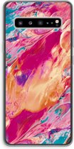Case Company® - Samsung Galaxy S10 5G hoesje - Pastel Echoes - Soft Cover Telefoonhoesje - Bescherming aan alle Kanten en Schermrand