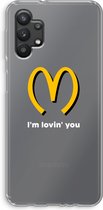 Case Company® - Samsung Galaxy A32 5G hoesje - I'm lovin' you - Soft Cover Telefoonhoesje - Bescherming aan alle Kanten en Schermrand