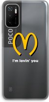 Case Company® - Xiaomi Poco M3 Pro 5G hoesje - I'm lovin' you - Soft Cover Telefoonhoesje - Bescherming aan alle Kanten en Schermrand