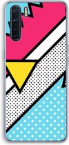 Case Company® - Oppo A91 hoesje - Pop Art #3 - Soft Cover Telefoonhoesje - Bescherming aan alle Kanten en Schermrand