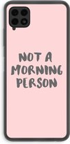 Case Company® - Samsung Galaxy A22 4G hoesje - Morning person - Soft Cover Telefoonhoesje - Bescherming aan alle Kanten en Schermrand