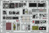 1:48 Eduard FE1236 Accessoires for SBD-5 - Revell Plastic Modelbouwpakket