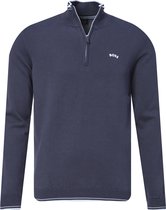 Heren Trui - Hugo Boss Leisure Zitom Half Zip - Navy - L