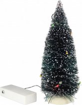 kerstboom led-verlichting kerstdorp 23 cm groen