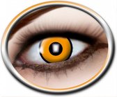 contactlenzen Crow siliconen zwart/geel
