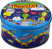 snoeptrommel meester 14 x 7,5 cm ijzer blauw