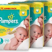 Pampers Luiers New Baby - Maat 1 - 2 tot 5kg - 216 stuks