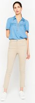 LOLALIZA Slimfit broek - Beige - Maat 48