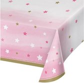 tafelkleed Twinkle meisjes 137 x 259 cm roze