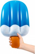 opblaasbaar waterijsje 50 cm blauw