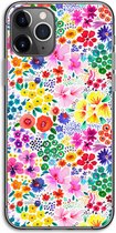 Case Company® - iPhone 11 Pro hoesje - Little Flowers - Soft Cover Telefoonhoesje - Bescherming aan alle Kanten en Schermrand