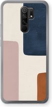 Case Company® - Xiaomi Redmi 9 hoesje - Geo #5 - Soft Cover Telefoonhoesje - Bescherming aan alle Kanten en Schermrand