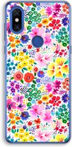 Case Company® - Xiaomi Mi Mix 3 hoesje - Little Flowers - Soft Cover Telefoonhoesje - Bescherming aan alle Kanten en Schermrand