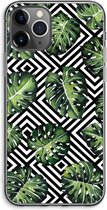 Case Company® - iPhone 11 Pro Max hoesje - Geometrische jungle - Soft Cover Telefoonhoesje - Bescherming aan alle Kanten en Schermrand