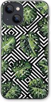Case Company® - iPhone 13 hoesje - Geometrische jungle - Soft Cover Telefoonhoesje - Bescherming aan alle Kanten en Schermrand