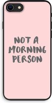 Case Company® - iPhone SE 2020 hoesje - Morning person - Biologisch Afbreekbaar Telefoonhoesje - Bescherming alle Kanten en Schermrand