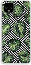 Case Company® - Google Pixel 4 XL hoesje - Geometrische jungle - Soft Cover Telefoonhoesje - Bescherming aan alle Kanten en Schermrand