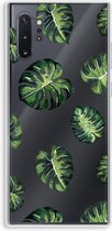 Case Company® - Samsung Galaxy Note 10 Plus hoesje - Tropische bladeren - Soft Cover Telefoonhoesje - Bescherming aan alle Kanten en Schermrand
