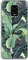 Case Company® - Xiaomi Redmi Note 9 Pro hoesje - Bananenbladeren - Soft Cover Telefoonhoesje - Bescherming aan alle Kanten en Schermrand