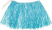 Hawaiirokje Raffia dames 40 cm papier blauw