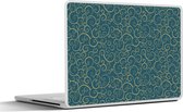 Laptop sticker - 14 inch - Patroon - Golven - Spiraal - 32x5x23x5cm - Laptopstickers - Laptop skin - Cover