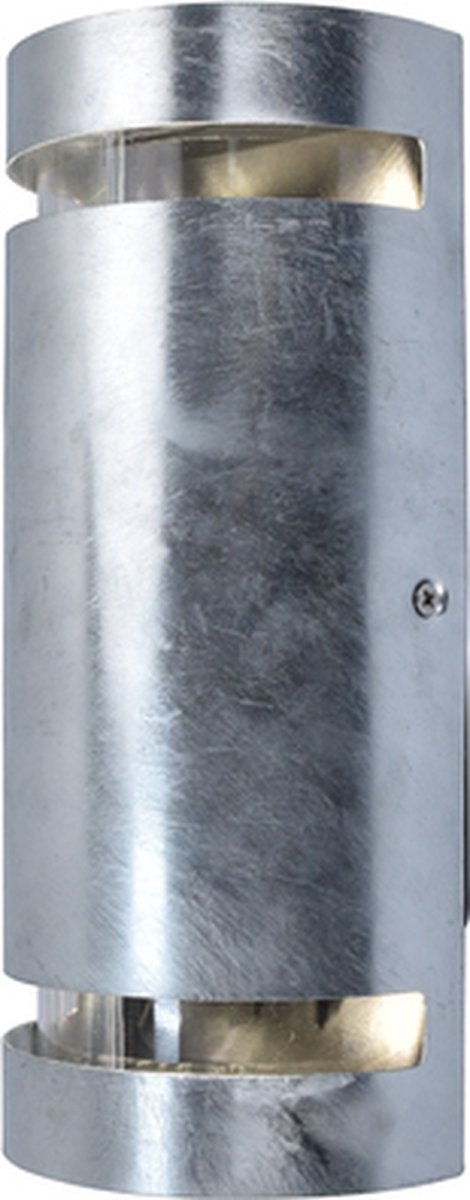 LUTEC Ran Tweelichtse Wandlamp voor buiten - GU10 - Gegalvaniseerd staal