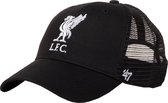47 Brand Liverpool FC Branson Cap EPL-BRANS04CTP-BKA, Mannen, Zwart, Pet, maat: One size