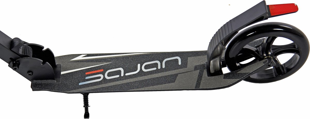Sajan Step - Aluminium - Kinderstep - Grote Wielen - Autoped -18cm -Zwart — afbeelding 8