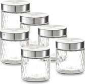 8x Verres de conservation / bocaux de conservation en verre 750 ml vérifié 11 x 12 cm - Zeller - Ustensiles de cuisine - Bocaux de conservation / bocaux de conservation - Conservation / conservation des Consservation alimentaire