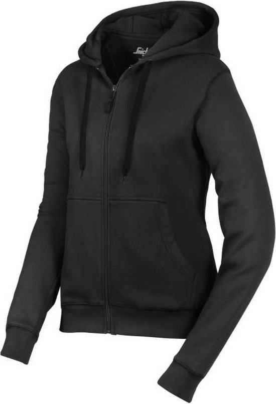 Snickers 2806 Dames Zip Hoodie - Zwart - XXL