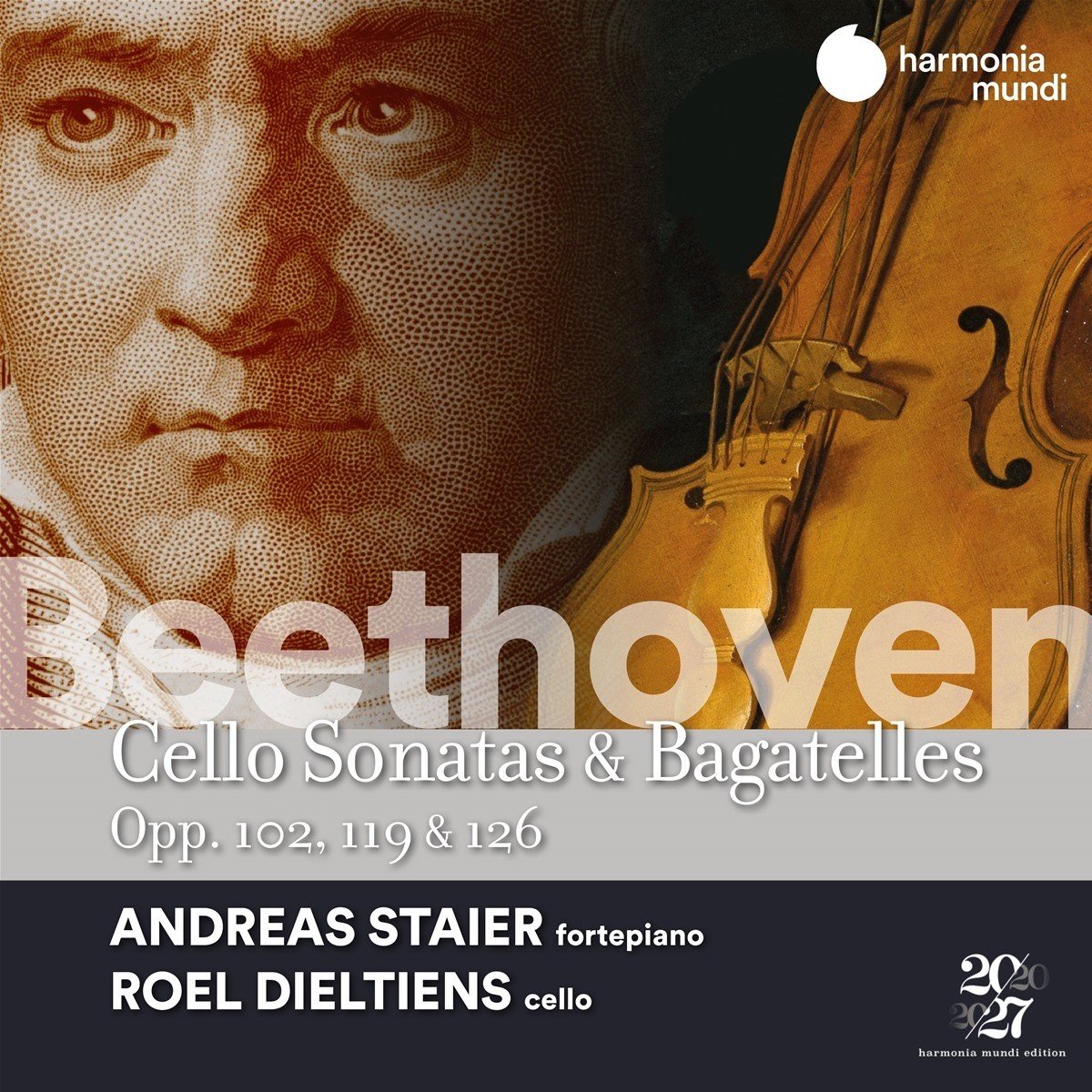Andreas Staier & Roel Dieltiens - Beethoven: Cello Sonatas & Bagatelles Opp. 102, 119 & 126 (CD)