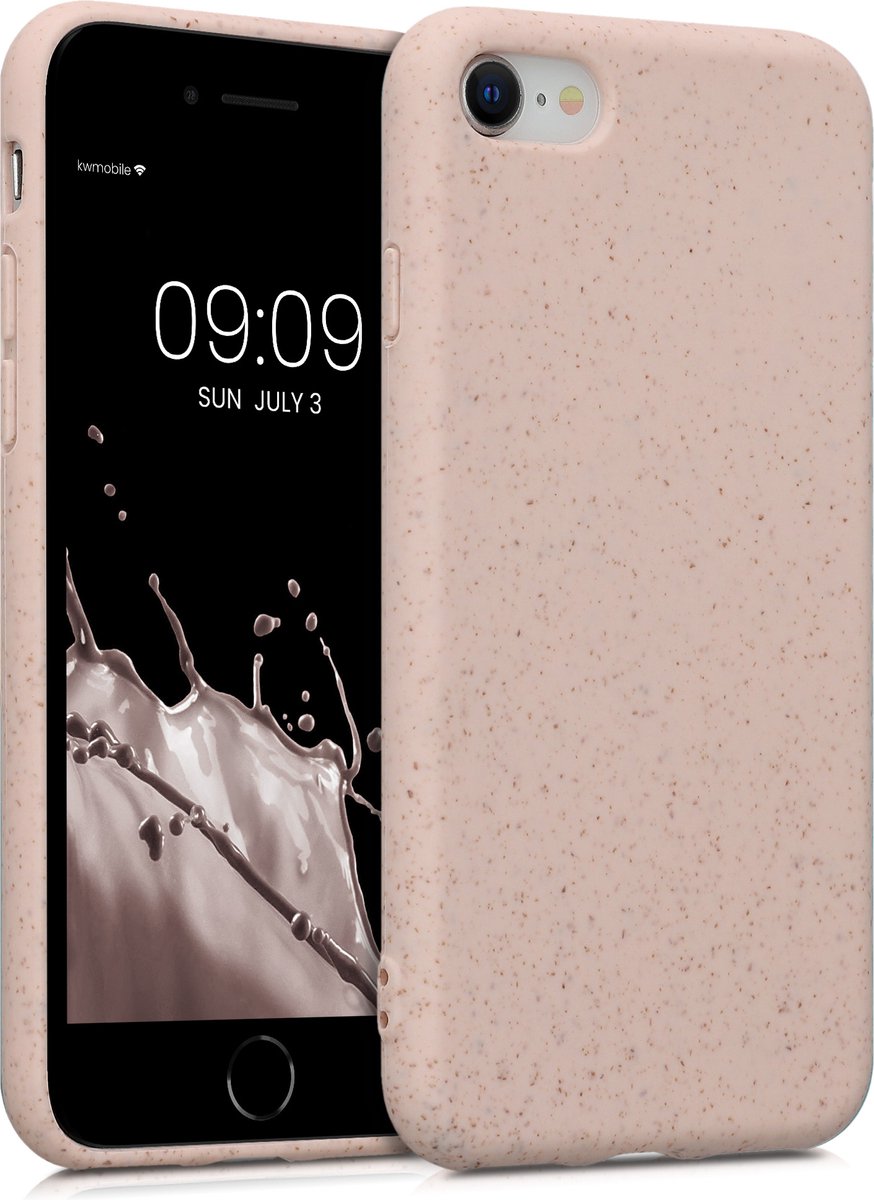 kalibri hoesje voor Apple iPhone SE (2022) / SE (2020) / 8 / 7 - backcover voor smartphone - kokosmelk