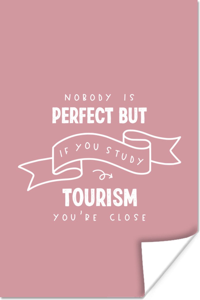 Poster Studie - Quotes - Toerisme - 20x30 cm