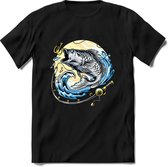 TSK big catch | vissen outdoor T-Shirt Heren / dames | hengelsport cadeau Shirt - grappige Spreuken, Zinnen en Teksten Maat M